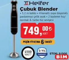HEİFER ÇUBUK BLENDER HEİFER ÇUBUK BLENDER